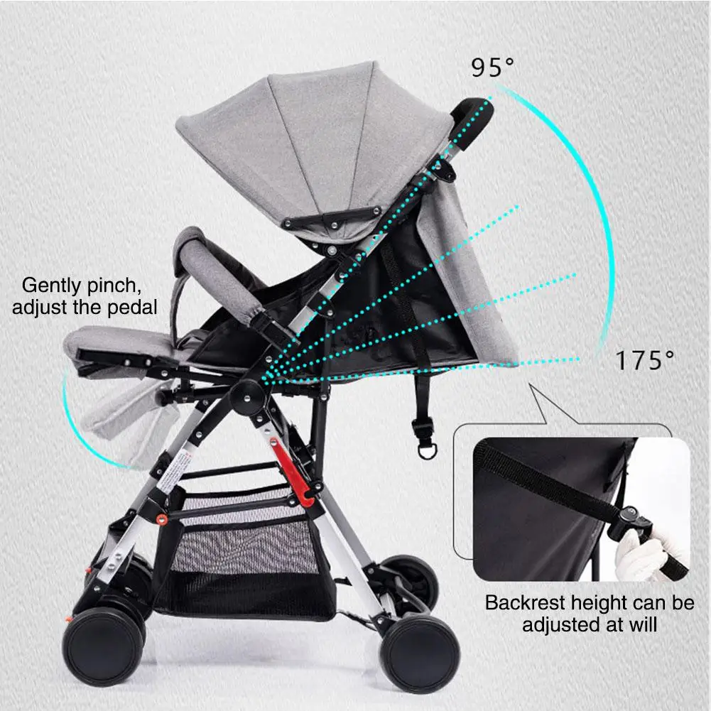 Kidlove тяга тип высокий вид детская тележка амортизатор детская коляска от 0 до 3 лет высокий пейзаж дети зонтик автомобили
