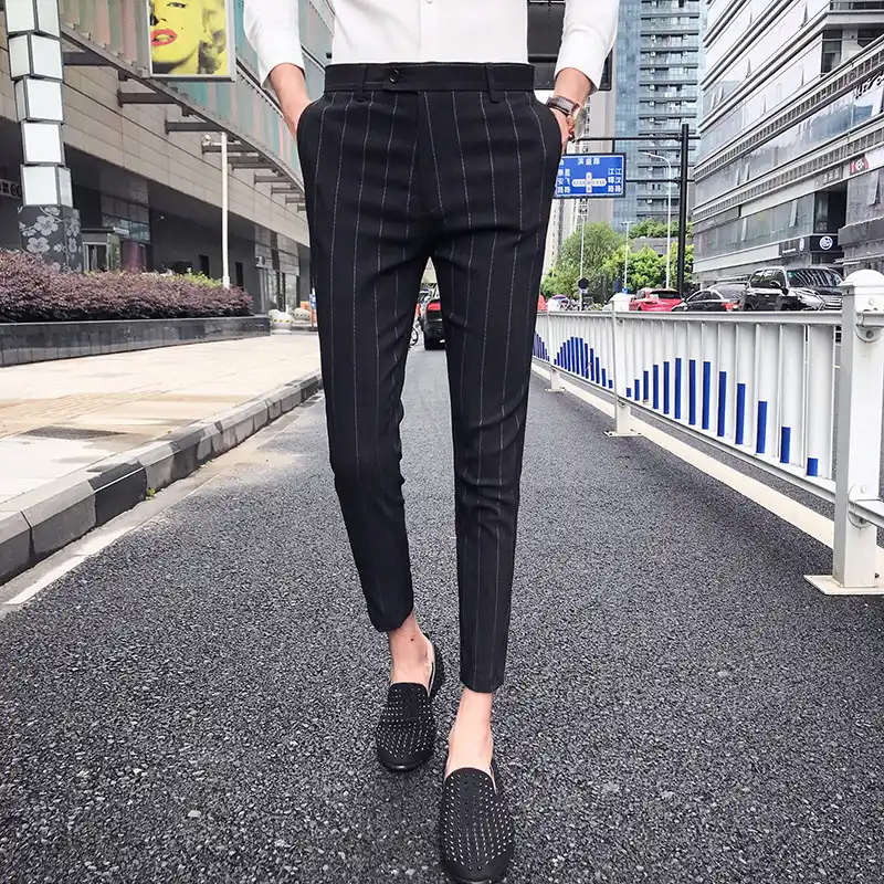 checkered trousers outfit men