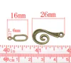 DoreenBeads 30 Sets Bronze Tone Swirl Toggle Clasps 26x12mm,16x6mm (B14515), yiwu ► Photo 2/3