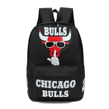 Модный рюкзак Chicago Bulls, Женский Повседневный Рюкзак для ноутбука, школьный рюкзак с буквенным принтом для подростков, парусиновые рюкзаки Harajuku