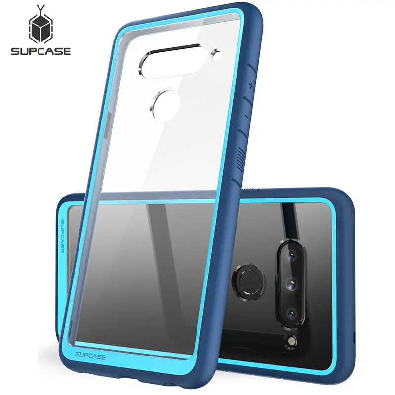 Koop Voor LG V40 ThinQ Case SUPCASE UB Stijl Premium Hybrid Beschermende TPU Bumper + Clear Cover Case Voor LG v40 Caso