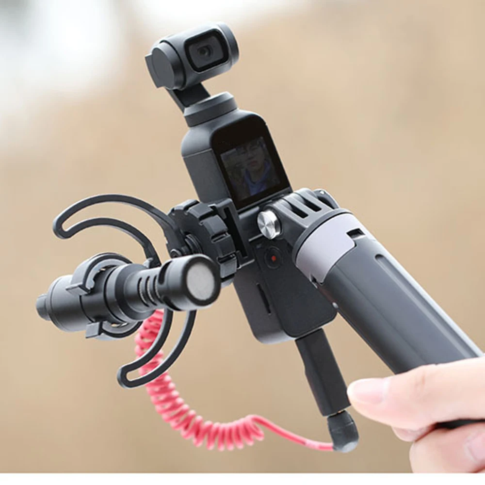 

High quality Universal Data Port to Cold Shoe Adapter for DJI Osmo Pocket for Tripod Selfie Stick