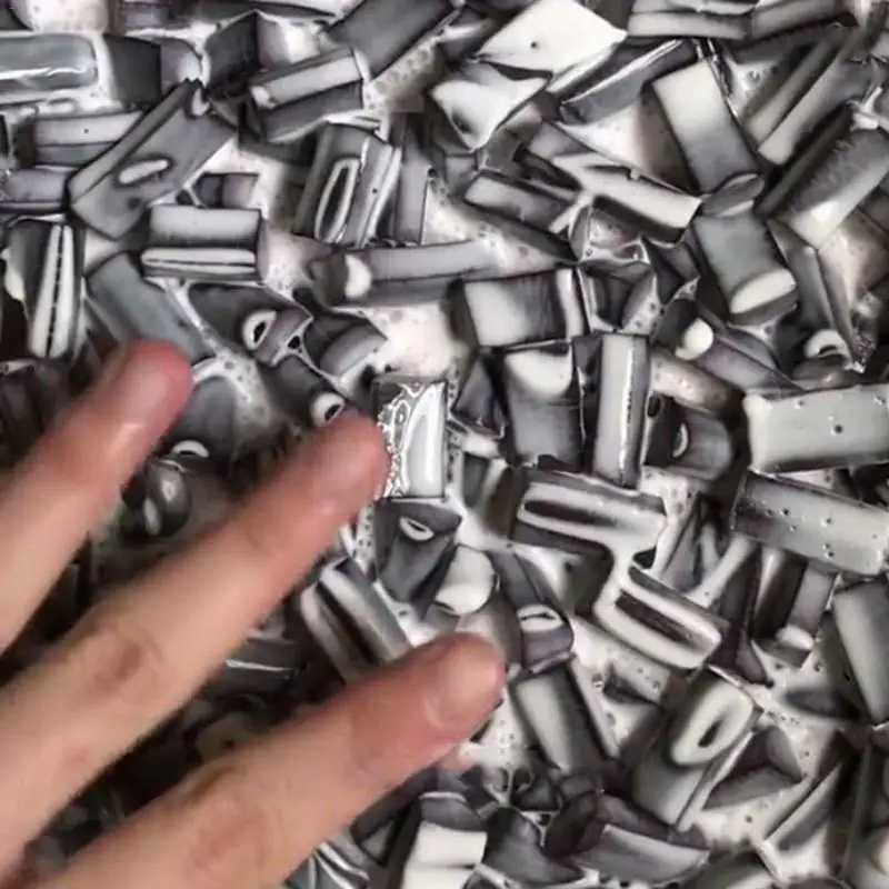 70 قطعة/الحقيبة الوحل الإسفنج قطاع الكريستال الوحل الاكسسوارات إمدادات حشو DIY كلاي خرز من الفوم الديكور هدية لعبة للأطفال الكبار