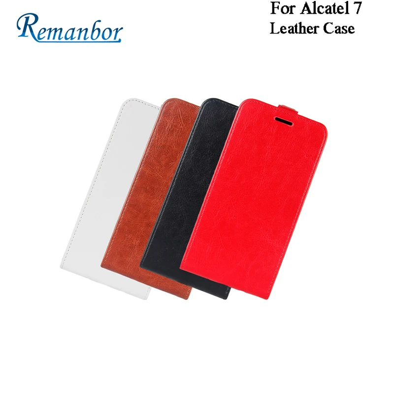 Remanbor для Alcatel 7 Флип кожаный чехол эксклюзивный телефона кармашки кредитных карт