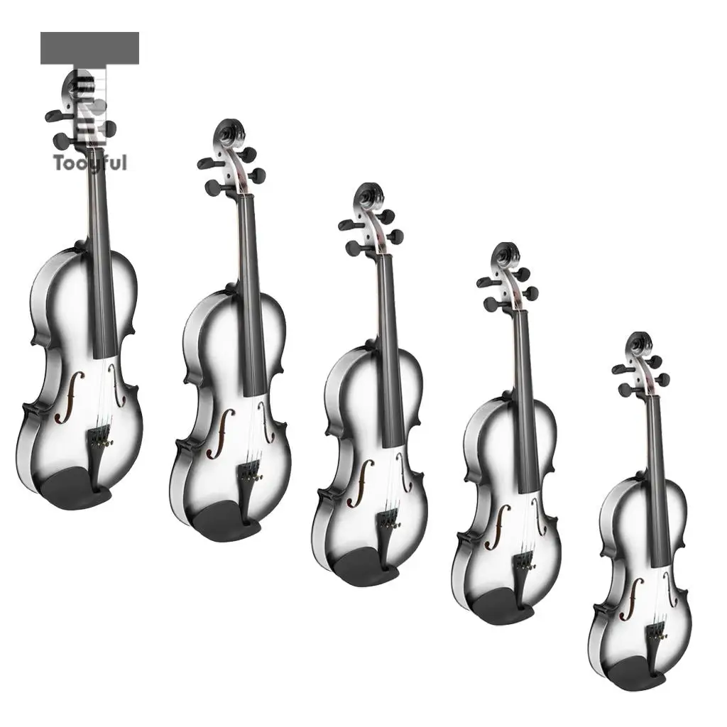 

Tooyful MagiDeal Solid Wood Violin Set with Rosin Bow Case for Beginners Students