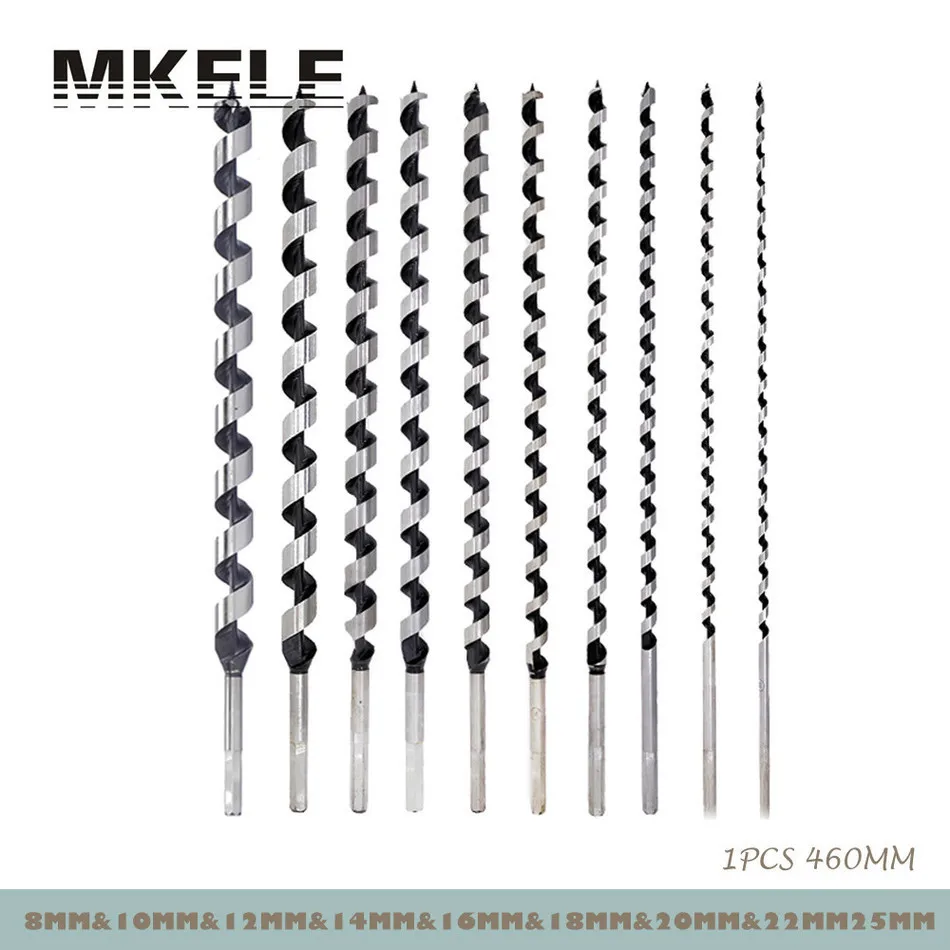 New Twist Drill Bit 460mm For Metal Steel Drilling Woodworking Power Tools 6/8/10/12/14/16/18/20/22