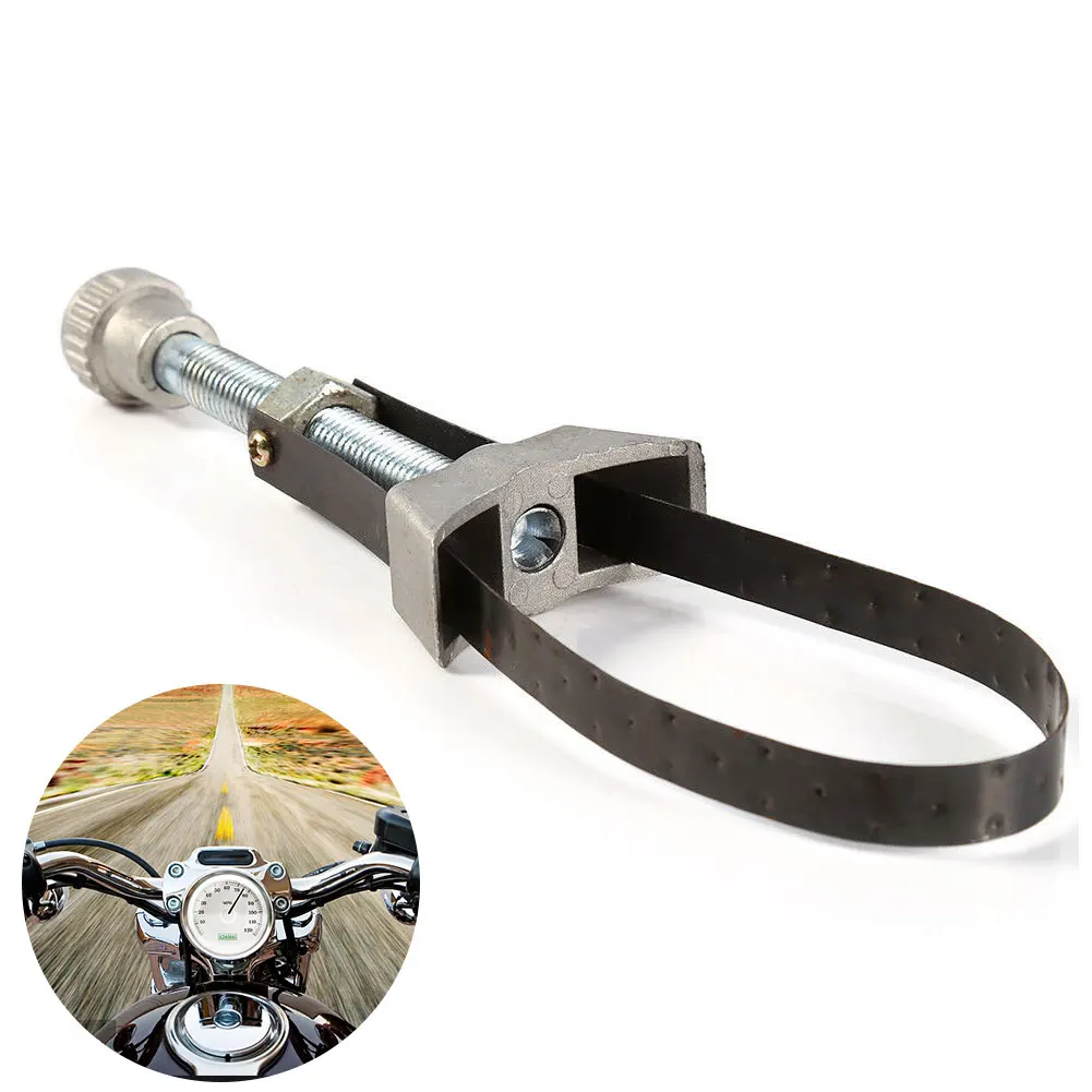 Инструмент для удаления автоматический ключ гаечный ключ ремень масляный фильтр мотоцикл автомобиль 60 мм до 120 мм диаметр Регулируемый