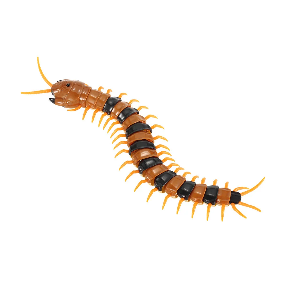 Infrared Remote Control Simulation Scolopendra Horrible Centipede Insects Bugs RC Animal Toy Gift for Kids Remote Control Toys