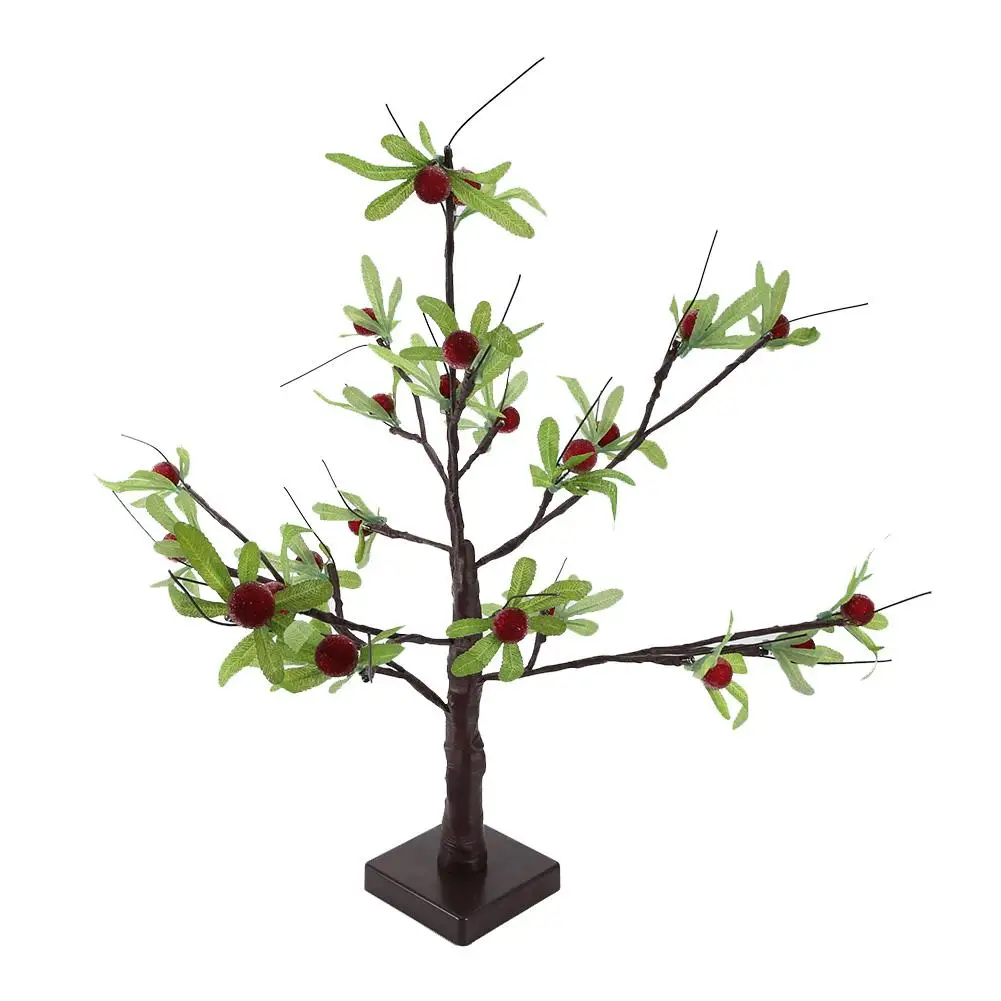 Indoor 24pcs LED Waxberry Tree Shape Lamp Home Party Decor Light