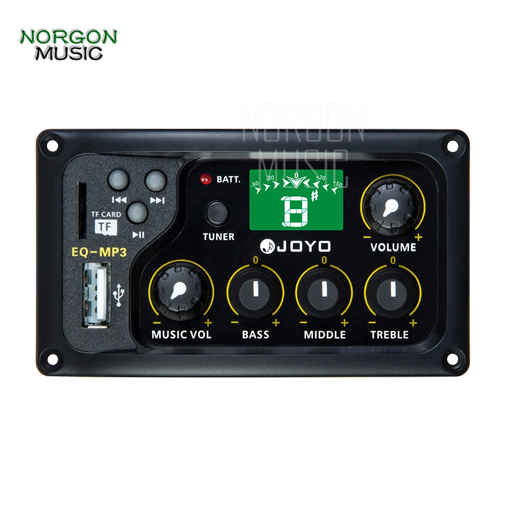 Запчасти для акустической гитары и аксессуары эквалайзер Joyo EQ MP3 LCD цифровой 3