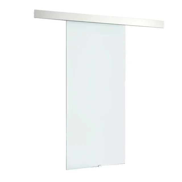 HOMCOM Puerta Corredera 205x90cm Puertas Correderas Satinada