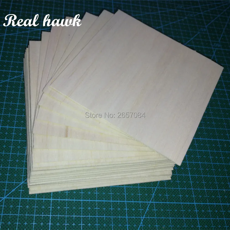 Деревянный лист AAA + Balsa 20 листов 100x90x1 мм модель из дерева искусственная кожа