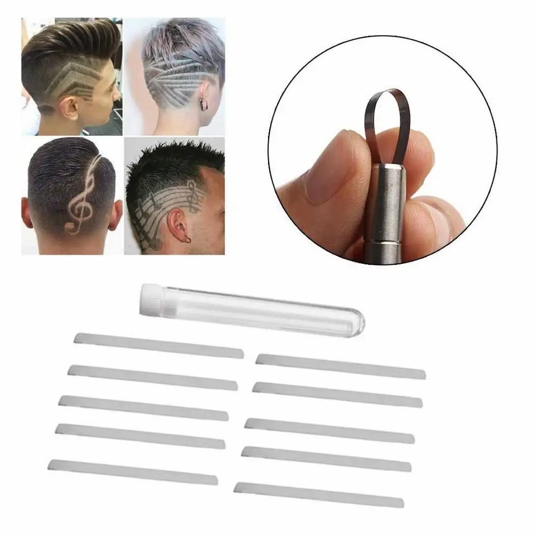 Fashion Useful Hair Styling Razor Engraving Patterns Engraved Pen As Picture Eyebrows Blades 0.007kg | Красота и здоровье
