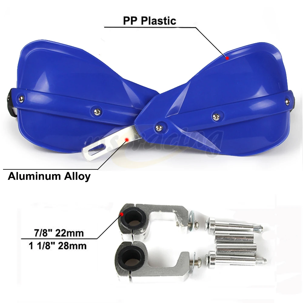 

Blue Motorcycle HandGuards Hand Guards Brush Bar For YAMAHA YZ125 YZ250 YZF250 YZF450 WR125 WR250 WR450F YZ250F Pit Dirt Bike