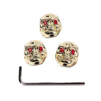 

1 Set of Durable Metal Top Quality Amplifier Knobs Effect Pedal Control Volume Tone Cap for Accessories Guitar LP Bass Parts