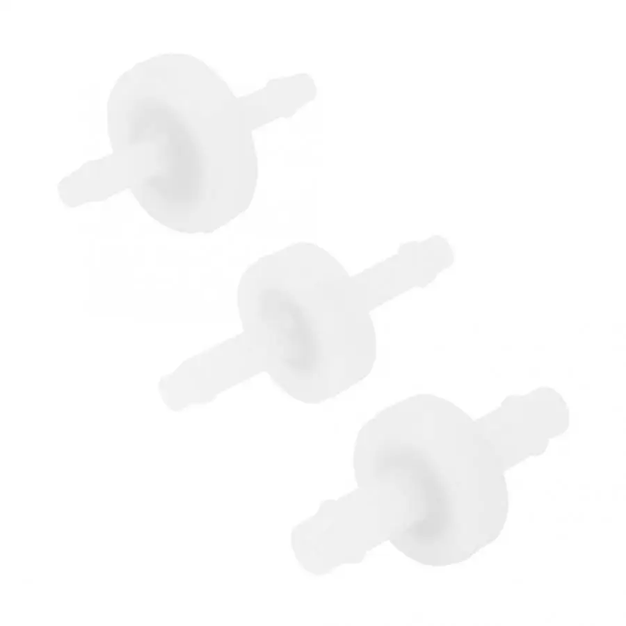 

Ball Valve 1/8" 3/16" 1/4" PVDF One Way Inline Check Valve For Fuel Gas Liquid Air Electric Valve