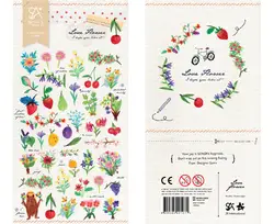Цветок любви декоративные этикетки для скраббукинга этикетка-наклейка дневник Канцелярские Стикеры для альбомов