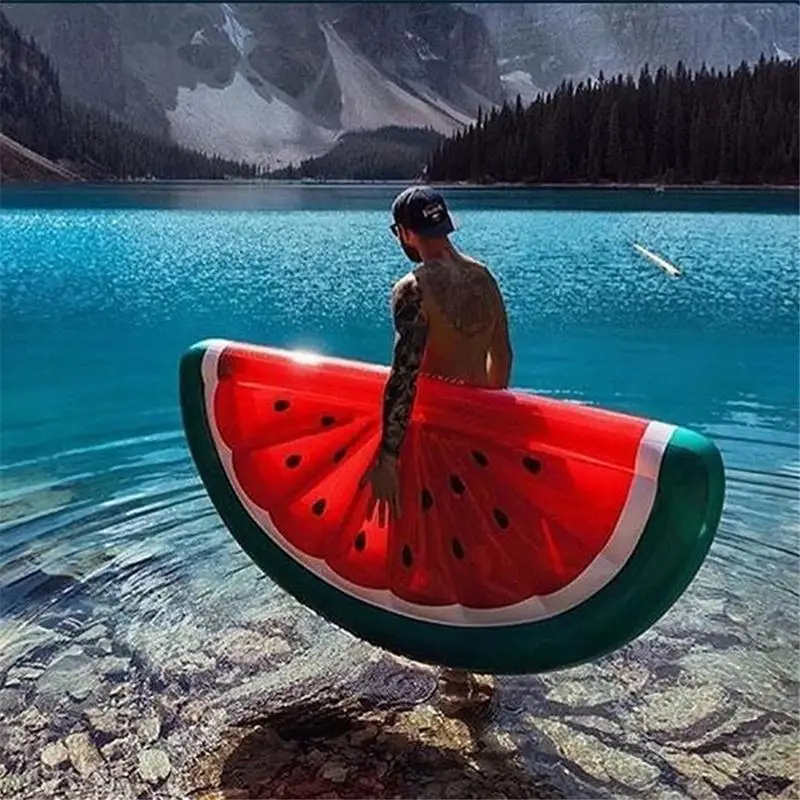 

Watermelon Inflatable Adult Kids Swimming Swim Inflatable Pool Float Circle Swimming Water Fun Sports Beach Toy for Adult Child