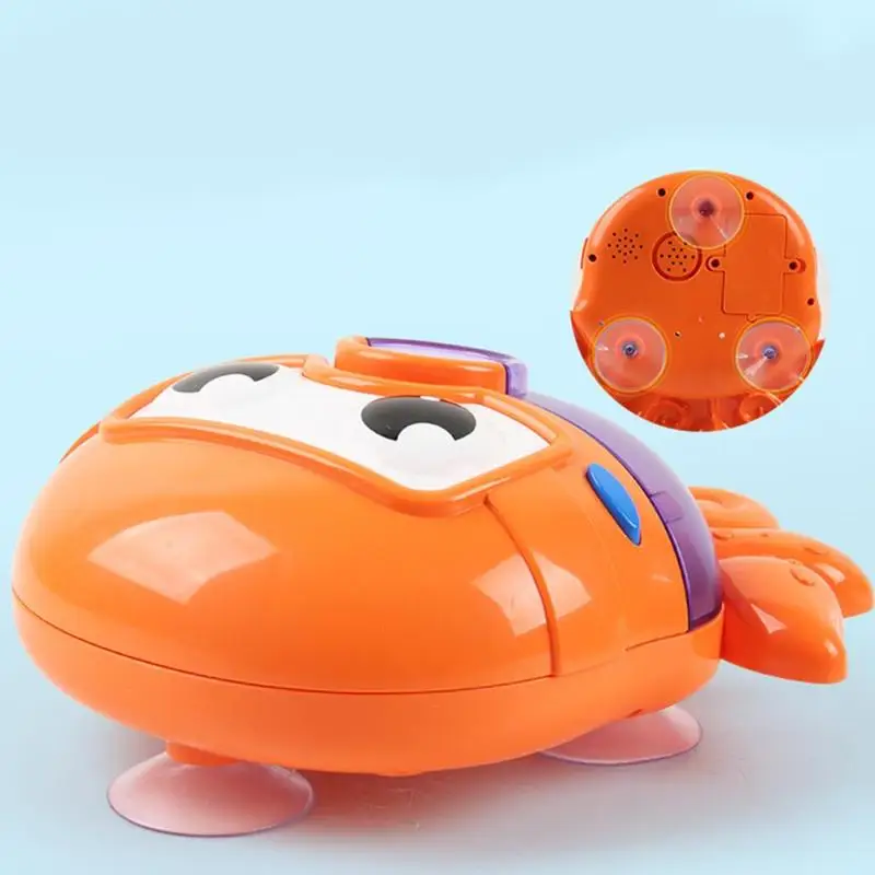 Bubble Crabs музыка мультфильм Детские Игрушки для ванны ванна мыльница пузырчатая
