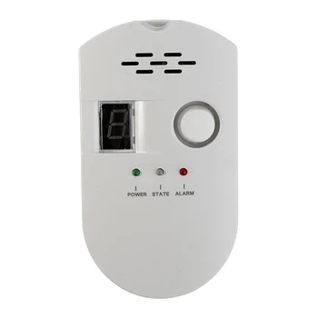 

1pc Sombustible Gas Leak Alarm Sensor Detector Propane Butane Natural Gas Leak Alarm AC110V-240V