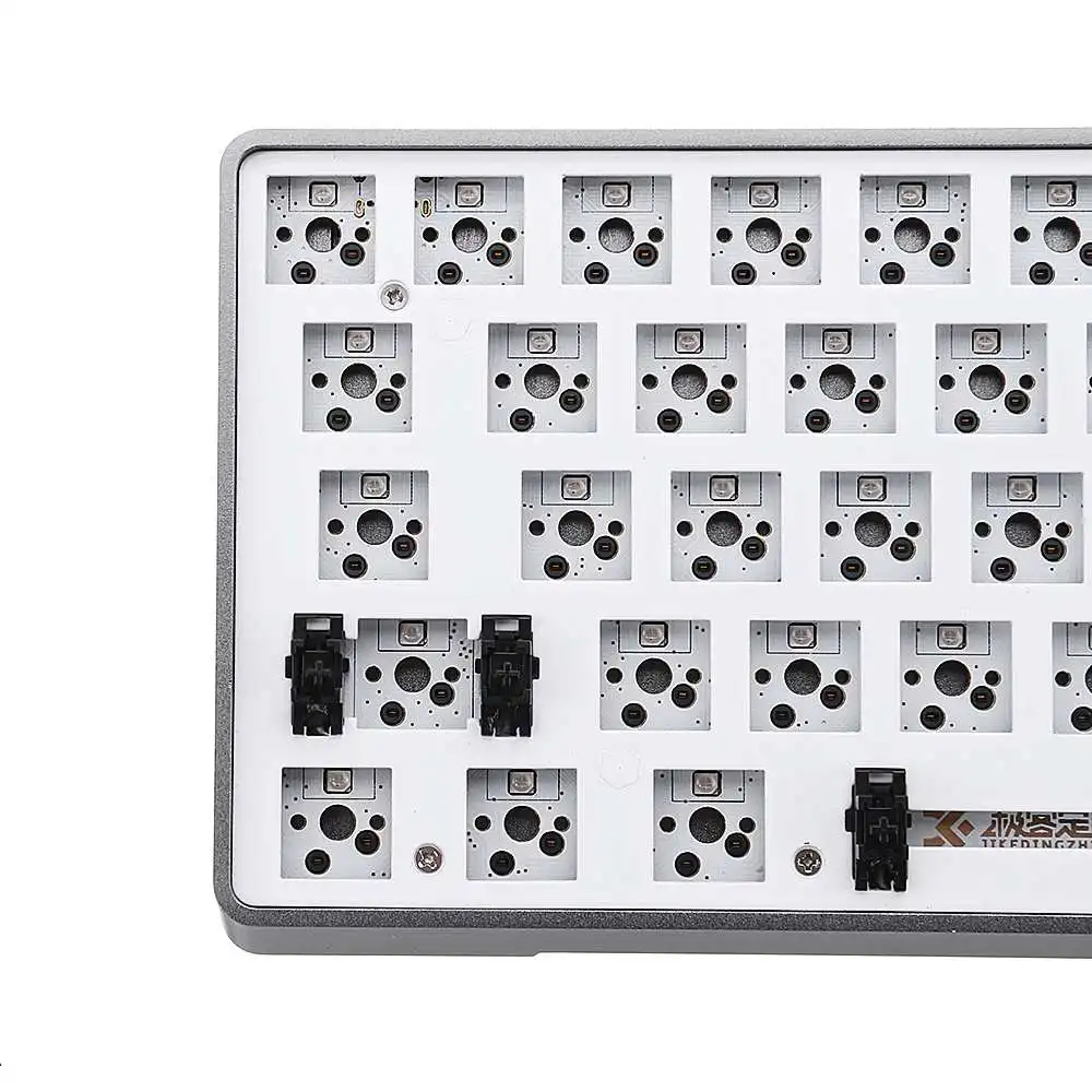  Hot Swappable 60% RGB Keyboard Customized Kit PCB Mounting Plate [Aluminum Alloy Version] Geek Cust