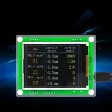 Многофункциональный цифровой автомобильный PM2.5 детектор качества воздуха монитор AQI домашний воздушный монитор-детектор газа 2,8 дюймов Газоанализаторы