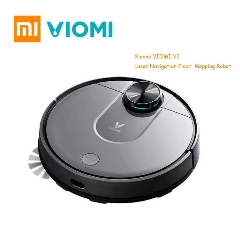 

Xioami VIOMI V2 Robot Vacuum Cleaner 360 Degrees Laser Scanning LDS Radar Ranging APP Control Floor Mopping Robot For Home