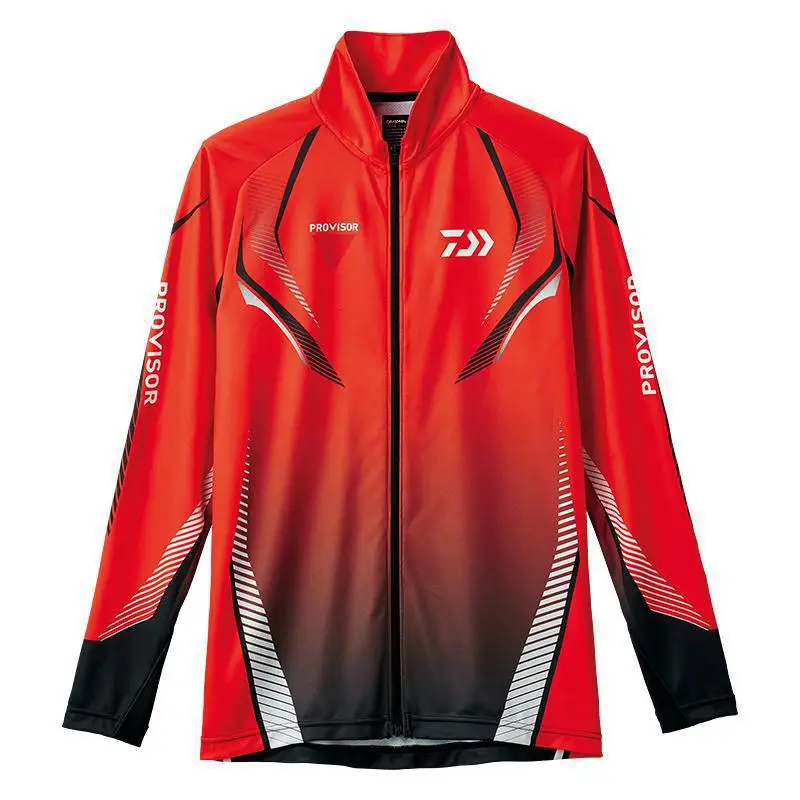 

Spring Summer Outdoor Fishing Clothing Moisture Wicking Fishing Jacket Quick Dry Breathable Men Long Sleeve Riding Fishing Shirt