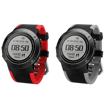 

HOT DM18 Smartwatch GPS Outdoor Sports Watch Backlight 30 Meters Waterproof 1.28inch Screen with Compass Pedometer Heart Rate