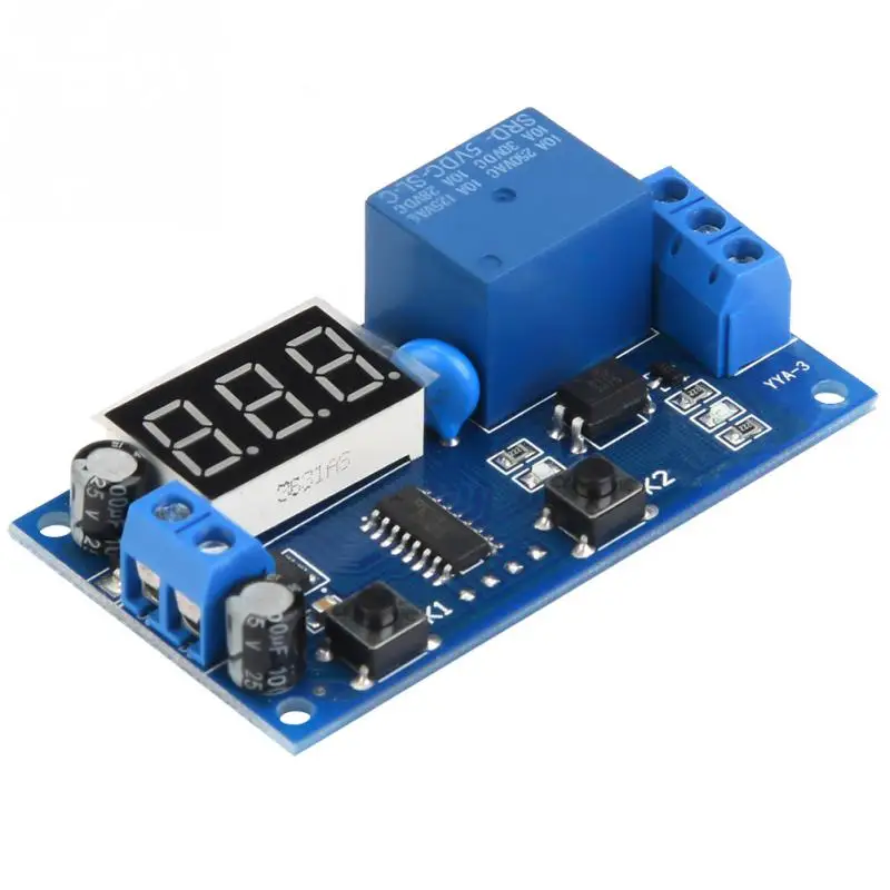 

YYA-3 Cycle Delay Timer Relay Adjustable Time Control Switch LED Display DC 5V timer relay New Arrival