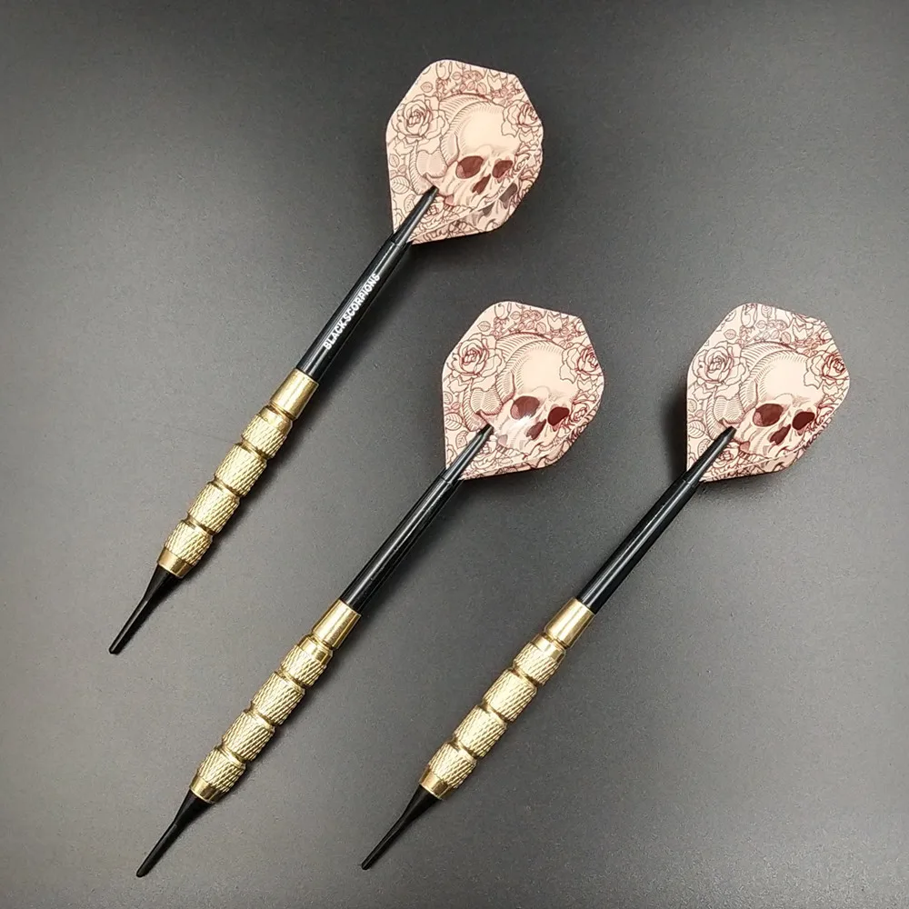 

Fox Smiling 3PCS 18g 15cm Professional Darts Soft Tip Darts Electronic Darts With Nice Pattern Flights