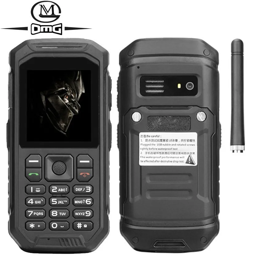 

X6 IP68 Rugged Waterproof shockproof mobile phone Russian keyboard Walkie talkie FM Telephone Dual sim flashlight cell phones