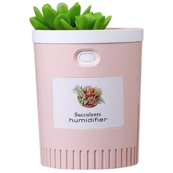 

Cute Air Ultrasonic Humidifiers 350Ml Mist Maker Aromatherapy Diffuser Aroma Mist Maker With Led Lamp Household Appliances