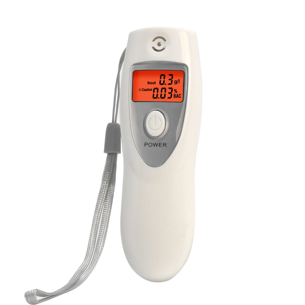 Цифровой алкотестер для дыхания ЖК-электронный дыхательный детектор алкоголя Мини портативный анализатор алкоголя с оранжевой подсветкой