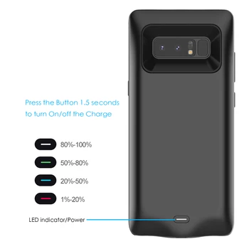 

Battery Charger Case For Samsung Galaxy Note 8 5500mAh Power Bank Charging Case Powerbank Charger Case For Samsung Galaxy Note 8