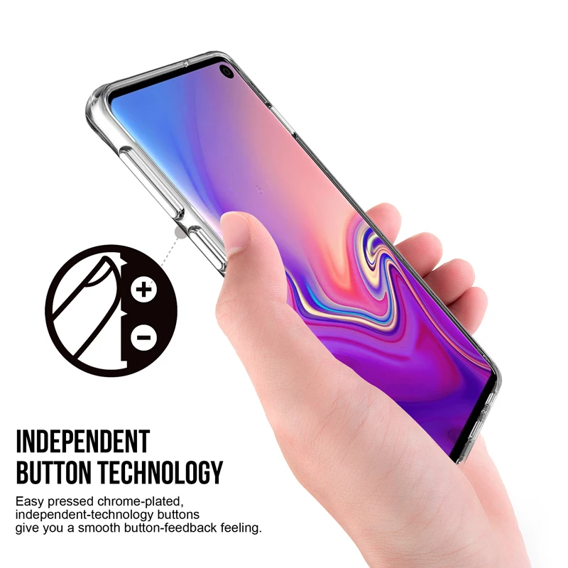 Прозрачные противоударные Чехлы toyko Chiron для samsung Galaxy S10 S10e S10 Plus, защитная оболочка из поликарбоната, ТПУ, бампер, аксессуары для телефона, чехол