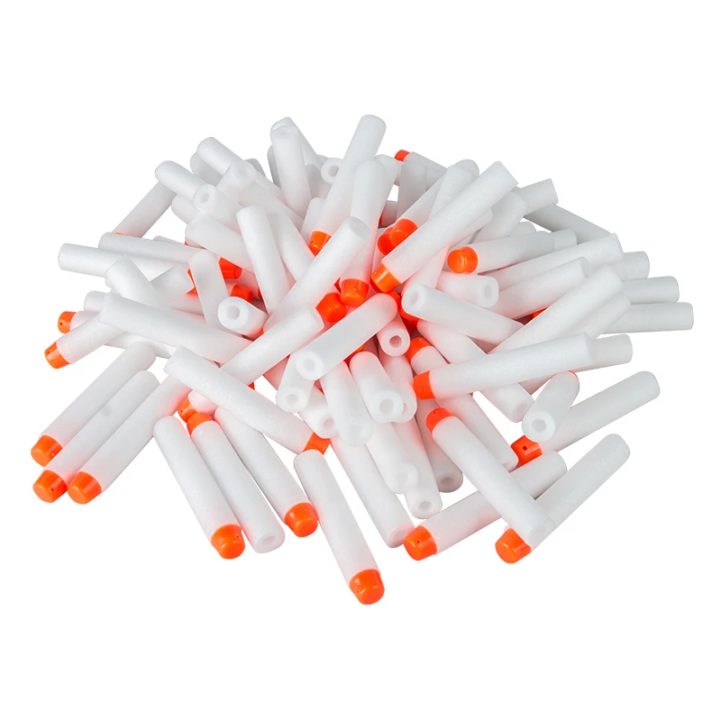 200PCS Darts For Nerf  white Luminous Soft Hollow Hole Head 7.2cm Refill Darts Toy Gun Bullets for Nerf Series Blasters Xmas 4