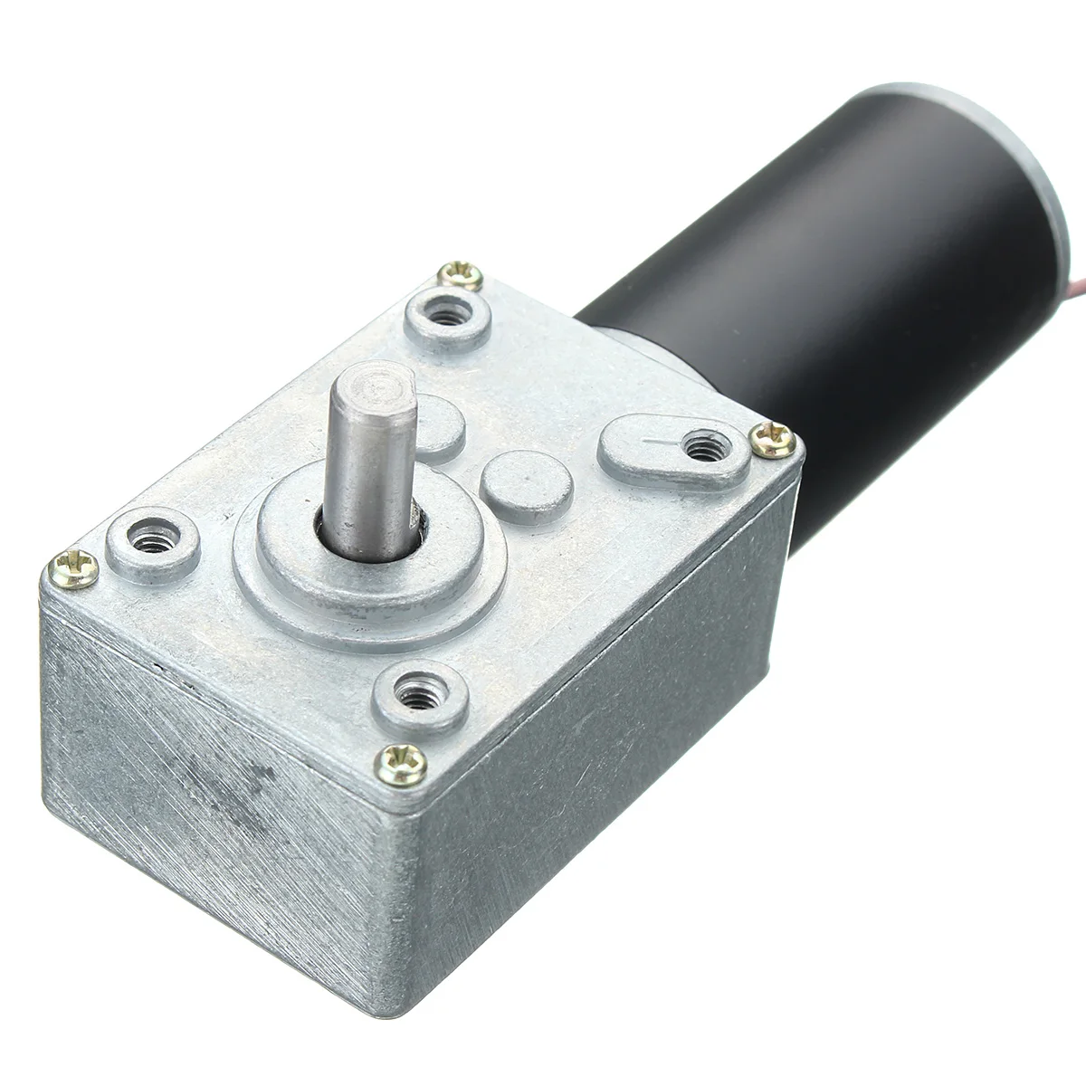

DC 12V/24V 80RPM Turbo Gear Motor DC Reducer Electric Gearbox Reversible Worm Geared Motor 21W High Power Torque Tools
