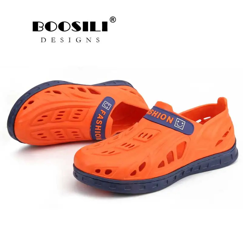 Mens Sale Real Brand Fashion Sandals 2019 Eva Clogs Swimming Shoes Men Croc Band Summer Water Black White Air Beach Garden Shoe