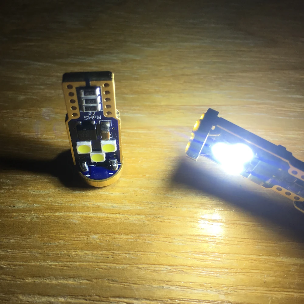 2 шт. T10 W5W без ошибок 3030 9SMD автомобильный парковочный светильник для Audi A3 A4 B6 B7 B8 A5 A6