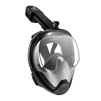

SMACO New Foldable Arc Full Face Snorkeling Mask Set Diving Mask Underwater Swimming Training Scuba Diving For Go Pro Camera