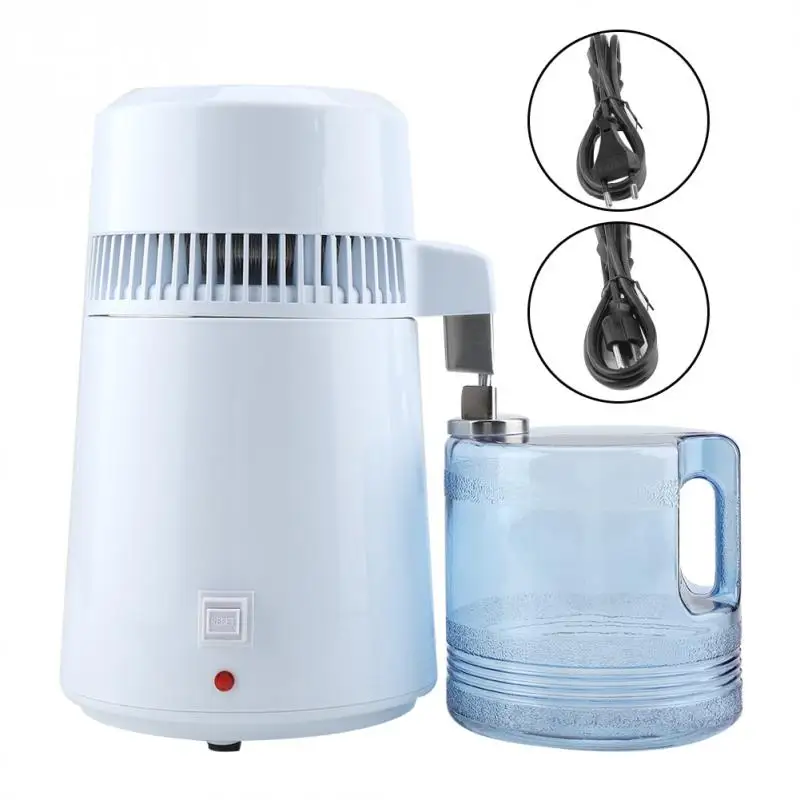 

Distilled water machine with Stainless steel Portable electric pure dental water distiller LED Display Wine Making Distiller
