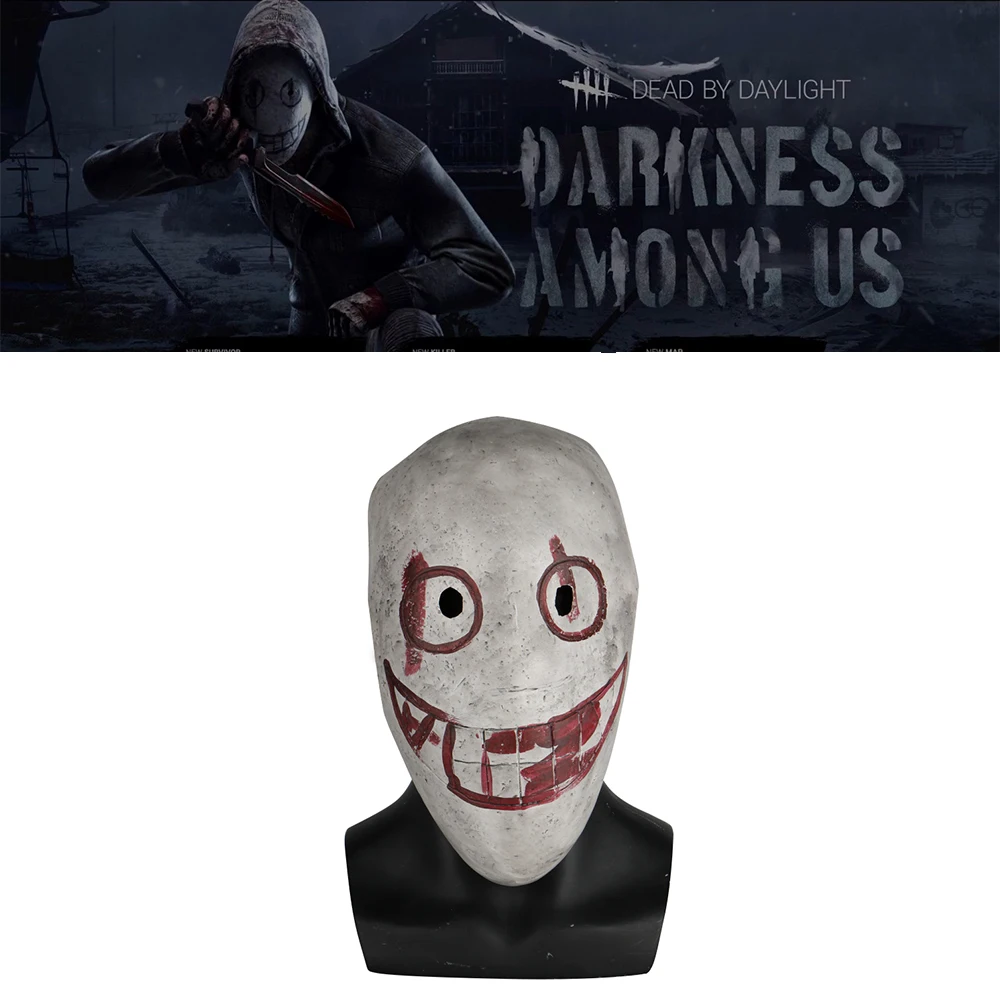 Game Dead By Daylight Latex Mask New Butcher Cosplay The Legion Masks Costume Kids Women Men Unisex Halloween Party Poop