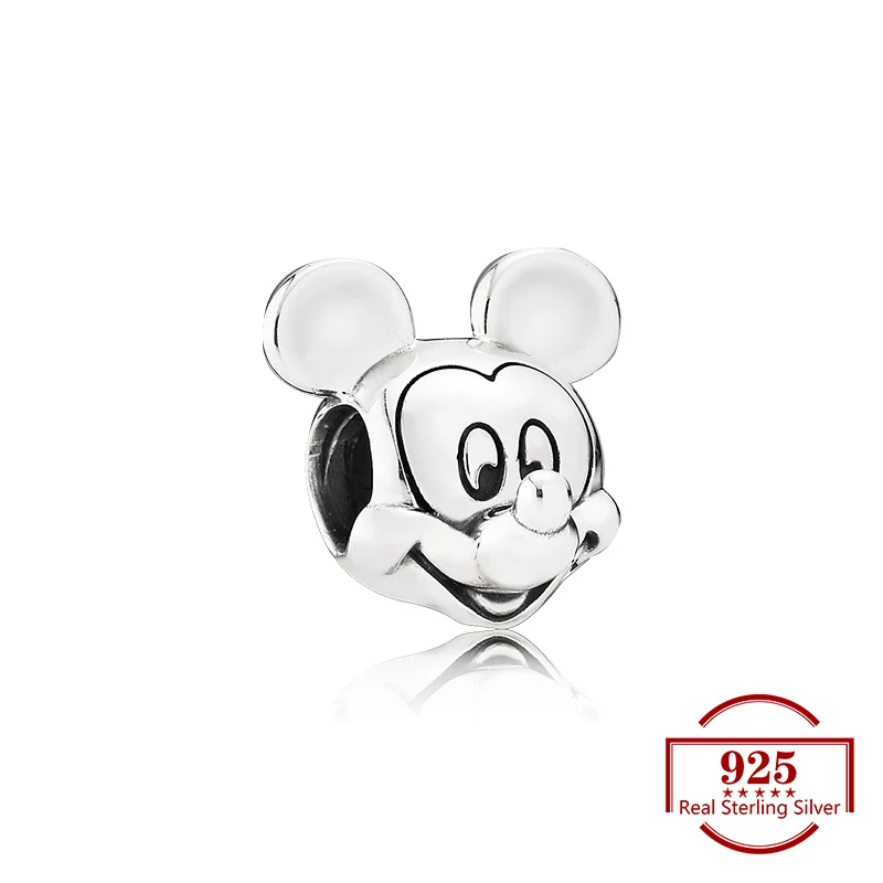 

Silver Mickey Avatar Charms Diy Beads Fits Original Charm 925 Sterling Silver Bracelet Women Trendy Jewelry Lover Gift