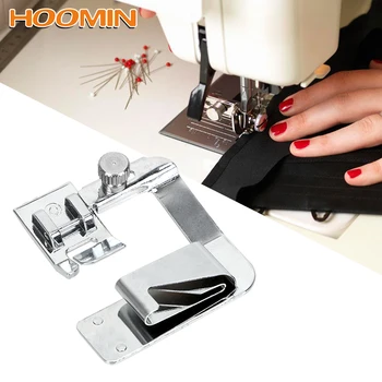 

HOOMIN 1 Piece Domestic Sewing Machine Foot Presser Crimping Presser Rolled Hem Feet Household Sewing Machine Accessories