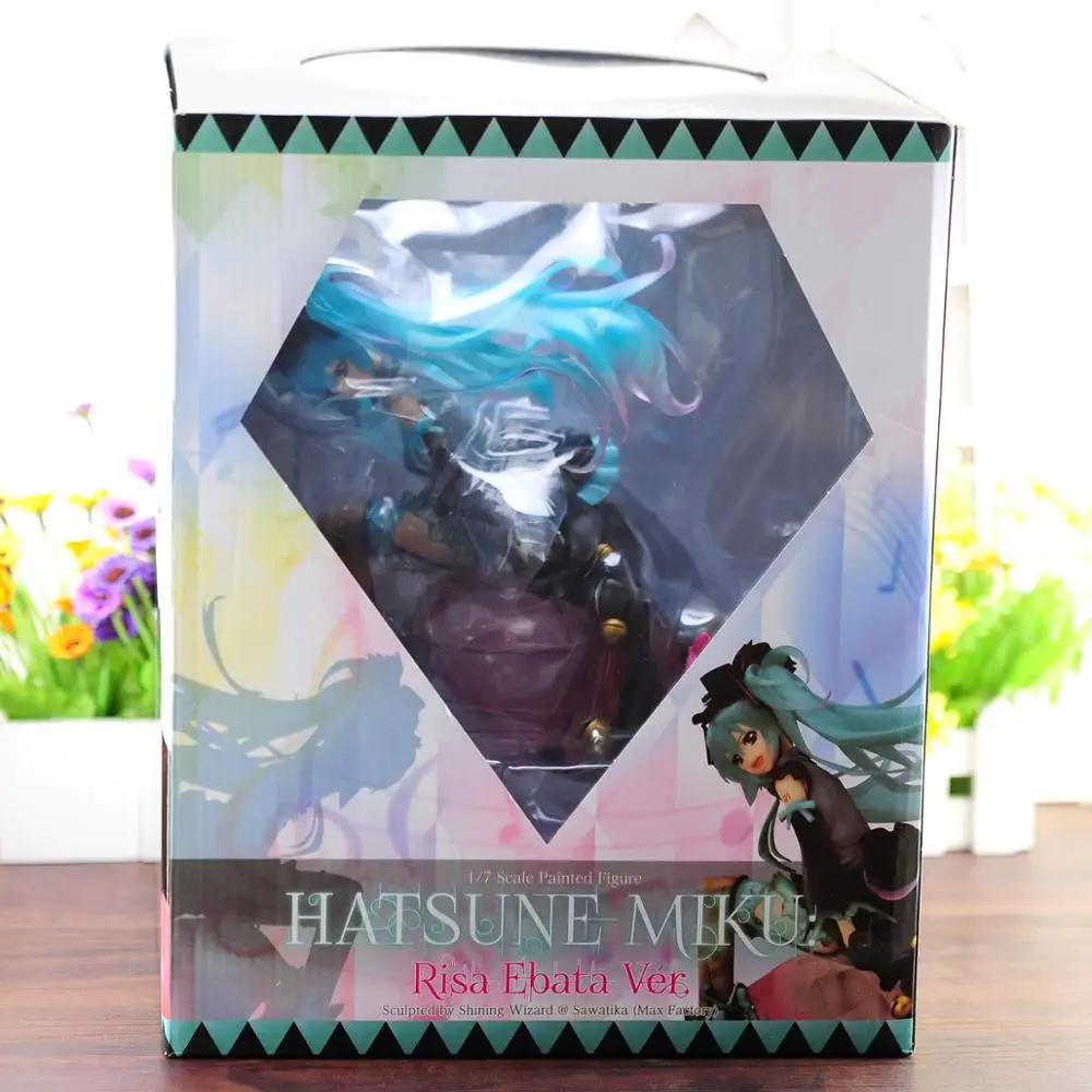 GZTZMY Новый розовый бриллиант Hatsune Miku Risa Ebata Ver Scale окрашенный аниме фигурка модель