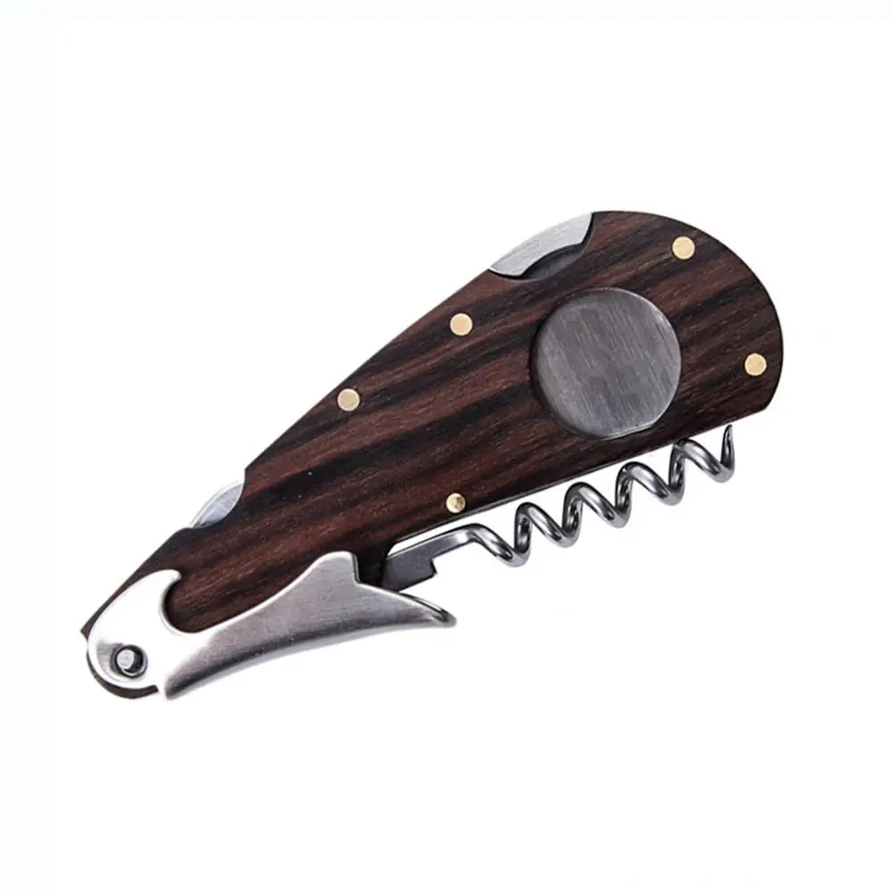 

Multifunctional Cigar Cutter Stainless Steel Compact Wine Bottle Opener Durable Household Men's Accessories Business Gift