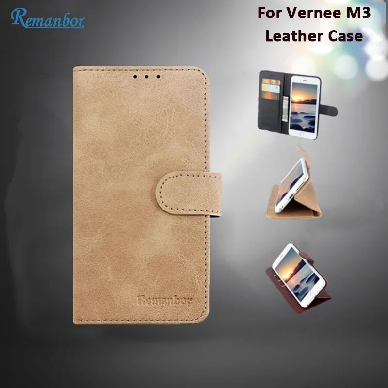 Remanbor для Vernee M3 флип раскладный кожаный чехол 5 ''эксклюзивный телефона Обложка