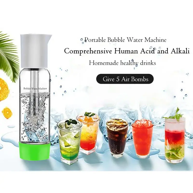 

Sparkling Water Maker Soda Cold Drink Maker Bubble Machines Carbonated Drink Machine MS-600Y/G