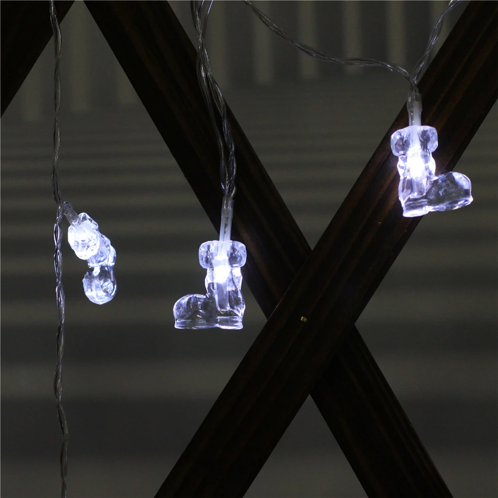 

Fairy Lightsfairy lightsChristmas Socks String Light 1.5M-10M,10L/20L/40L/96L,3AA/31V US/EU Room Weding Party Wall Window Home Decor Children Night Lamp